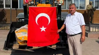 Beyağaç Belediyesi borçlanmadan yeni iş makinesi aldı