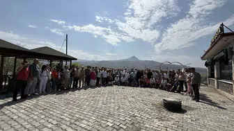 Gazeteciler Iğdır’ın doğa ve tarih rotasını keşfetti
