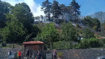 Sinop'ta çöpleri yakarken ormanı ateşe veren kişi yakalandı