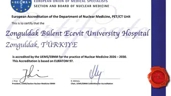 ZBEÜ Hastanesi PET/CT Ünitesine Avrupa akreditasyonu