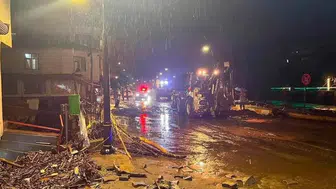 Giresun'da şiddetli yağış felakete dönüştü ve iki kişi sele kapıldı