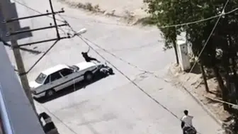 Sungurlu’da motosiklet kazası kameraya yansıdı