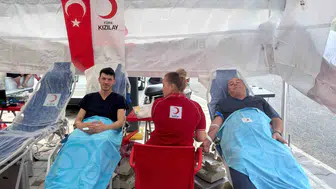 Kırklareli sokaklarında kan bağışı seferberliği başladı