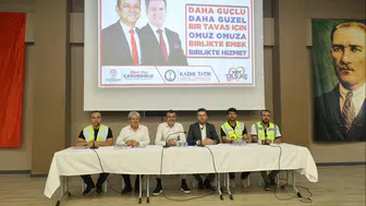 Muhtarlar Tavas için tek tek anlattı, iki başkan not aldı