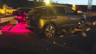 Isparta’da kavşak kazası 10 kişi yaralandı