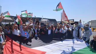 Filistin konvoyu Irak sınırındaki 6 günlük bekleyişi noktaladı