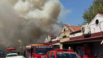 Fethiye Balık Hali alevlere teslim oldu