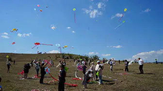 2 bin yıllık tarihin üzerinde uçurtma şenliği