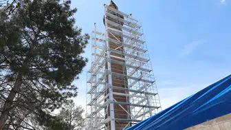 Sivas Ulu Cami üzerindeki 1200 tonluk beton yükten kurtuluyor