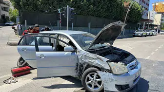 Uşak’ta trafik kazası Kamyonet devrildi dört kişi yaralandı