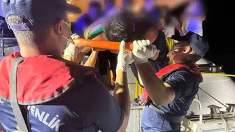 Dalaman açıklarında teknede fenalaşan kişi için acil tahliye operasyonu