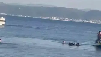 Darıca sahilinde yüzen genç boğulma tehlikesi yaşadı