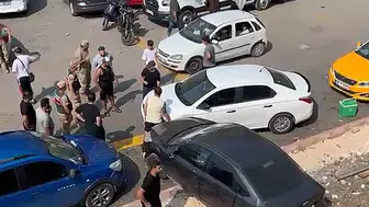 Osmaniye'de kontrolden çıkan otomobil otoparka uçtu