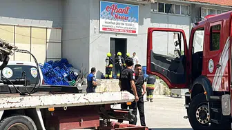 Bolu'da mantar tesisindeki duman itfaiyeyi harekete geçirdi