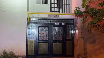 Tunceli'de çatırdayan bina boşaltıldı, ekipler binayı inceliyor