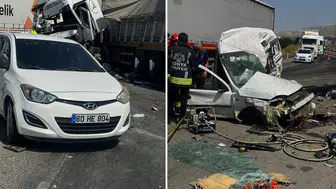 Freni boşalan Tır dehşet saçtı: 1 ölü, 9 yaralı