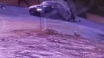 Muğla’da motosiklet kazası anı güvenlik kamerasında