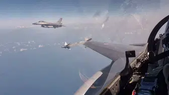 Merzifon'dan havalanan F-16'lar Karadeniz'de görev başında