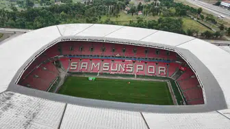 Samsunspor'un stadında zemin mesaisi sona eriyor