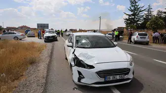 Nevşehir yolunda acı kaza Bir kişi hayatını kaybetti