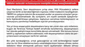 Meclis'teki yasa teklifiyle Sevr arasında bağ kurulmasına tepki