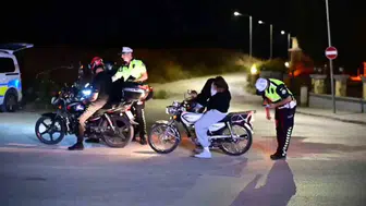 Edirne sokaklarında gece yarısı sıkı denetim