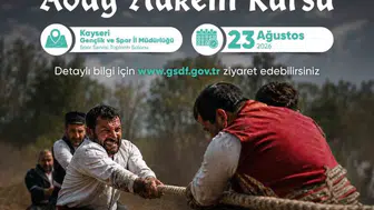 Kayseri'de halat çekme hakemliği için yeni kurs açılıyor