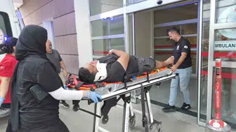 Adıyaman'da motosiklet kazası Sürücü hastaneye kaldırıldı