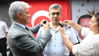 Düzce'de 58 jandarma personeli yeni rütbelerine kavuştu Vali Makas'tan tebrik mesajı