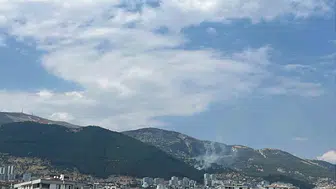 Ahırdağı’ndaki orman yangını havadan ve karadan müdahaleyle söndürüldü