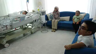 Malatya’da bir anne üç engelli evladıyla hayata tutunmaya çalışıyor