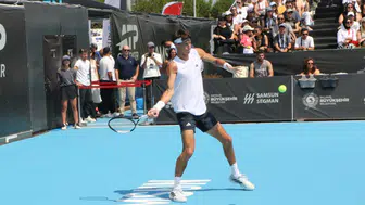 Samsun’da tenis heyecanı Gabriel Debru ile zirveye ulaştı