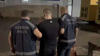 Samsun'da yakalanan hükümlü, Özel Harekat destekli baskınla cezaevine gönderildi.