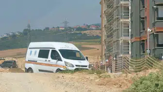 İnegöl’deki inşaat şantiyesinde acı sabah