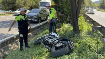 Samsun’da motosiklet kazası 2 kişi hastanelik oldu