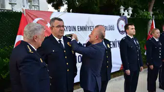 Aydın’da Emniyet Teşkilatında Rütbe Sevinci Terfi Törenine Yoğun Katılım