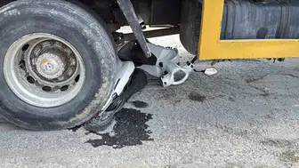 Muğla’da vinç kazası Motosiklet sürücüsü ölümden döndü