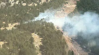Muğla'da 2 dekar orman yandı