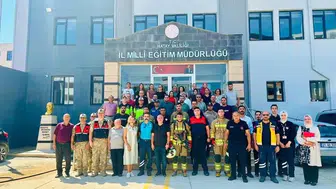 Personel yangına karşı eğitildi, tatbikatla pekiştirildi