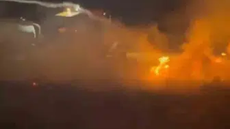 Mahalleli ve muhtar iş birliğiyle faciayı önledi