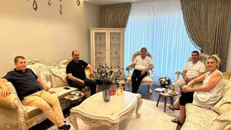 Vekil Bozgeyik’ten duayen gazeteci Ali Babat’a moral ziyareti