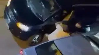 Çekmeköy trafiğinde yol verme kavgası kameraya yansıdı