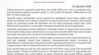 Ekonomide dengeli büyüme dönemi: Bakan Şimşek mali disiplinin meyvelerini açıkladı