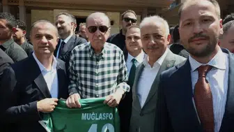 Erdoğan'dan Muğlaspor'a forma jesti