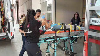 Adıyaman İndere yolunda kaza İki genç yaralandı