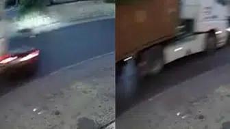 Mersin D-400 yolunda tır dehşeti kamerada