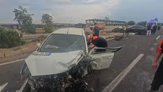 Elazığ-Malatya karayolunda kaza 2 yaralı hastaneye kaldırıldı