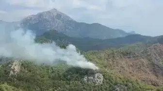 Kemer Çıralı'da orman yangını başladı