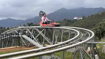Trabzon Yomra'da dağ kızağı yoğunluğu yaşanıyor