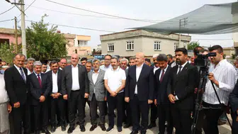 Kesmetepe'de birlik tablosu: Yeni cami için ilk harç dualarla döküldü